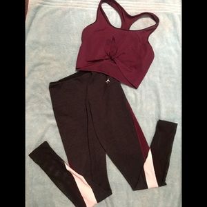 Pink/ Victoria Secret Yoga Tights
